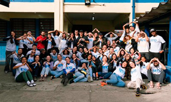 Estudantes da Mauá fazem vivência com a Teto na Comunidade Savoy